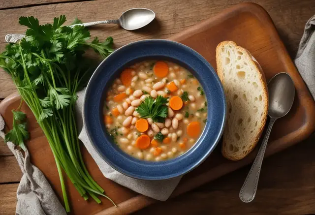 Video thumbnail for Navy Bean Soup Recipe