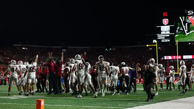 Video thumbnail for UMass Stuns Rutgers in a Shocking 37-21 Football Victory