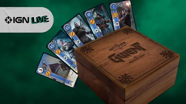Video thumbnail for After 10 Years, You Can Finally Play the Gwent Card Game (Deluxe Edition) In Real Life | IGN Live