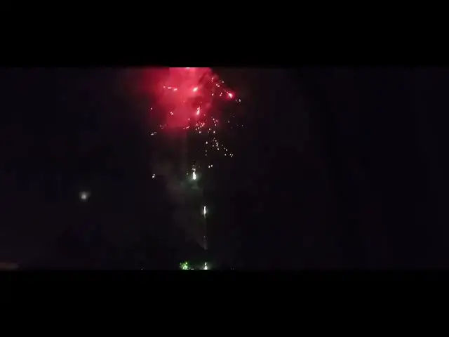 Video thumbnail for New Year fireworks 2024.