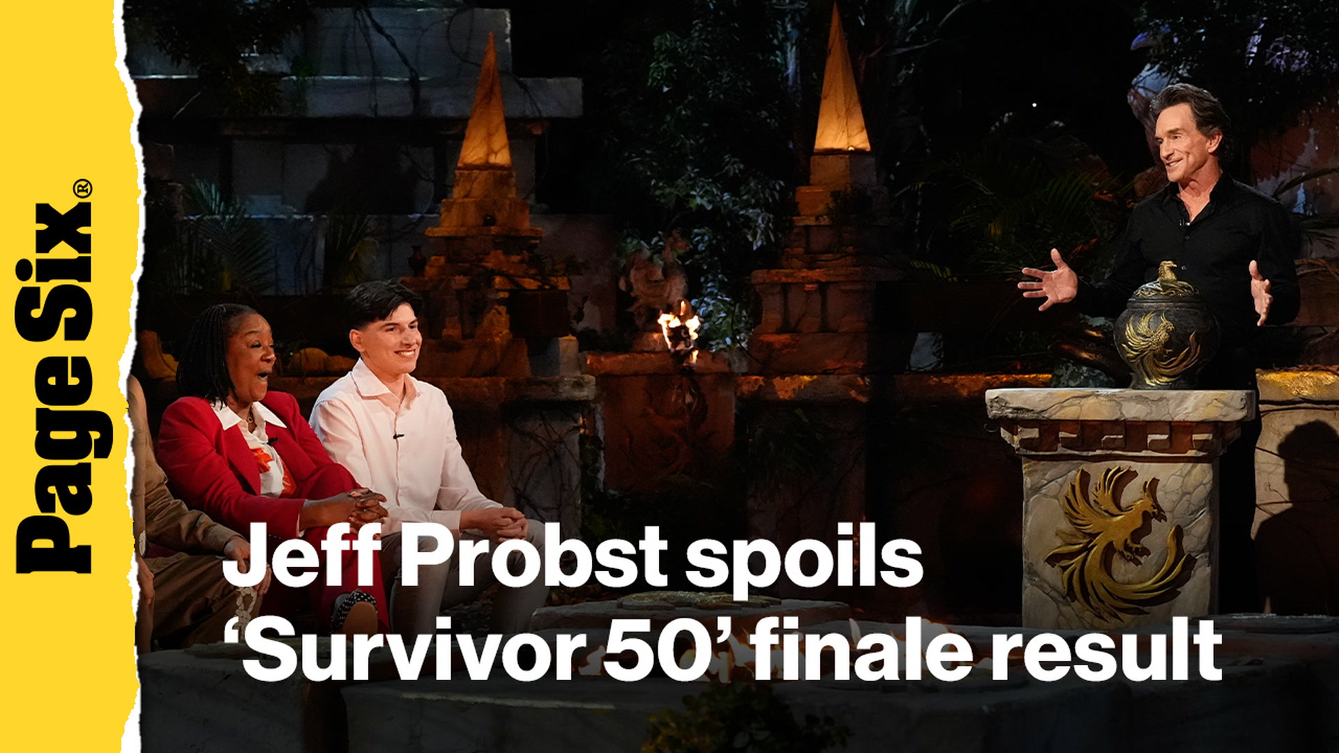 Video thumbnail for Jeff Probst spoils 'Survivor 50' finale result, two contestants head to 'The White Lotus' Season 4