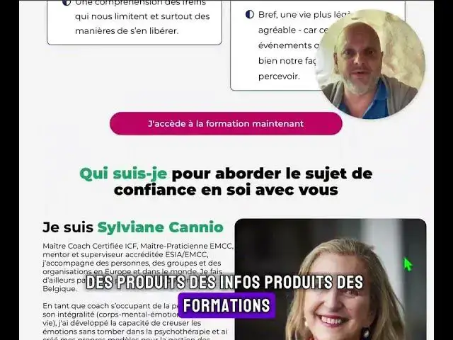 'Video thumbnail for Création tunnel de vente pour formations / infoproduits'