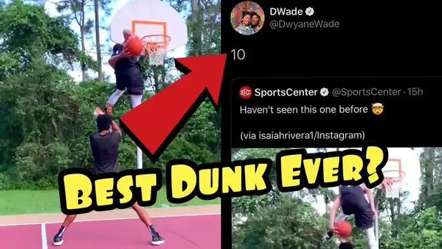 'Video thumbnail for Dwyane Wade And Aaron Gordon Gave Me A 10 For This Dunk!!'