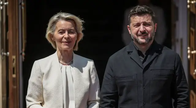 Video thumbnail for EU launches defence partnership with Ukraine as Russia attacks Odesa