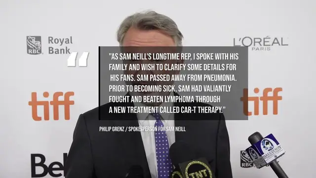 Video thumbnail for Sam Neill's official cause of death revealed.