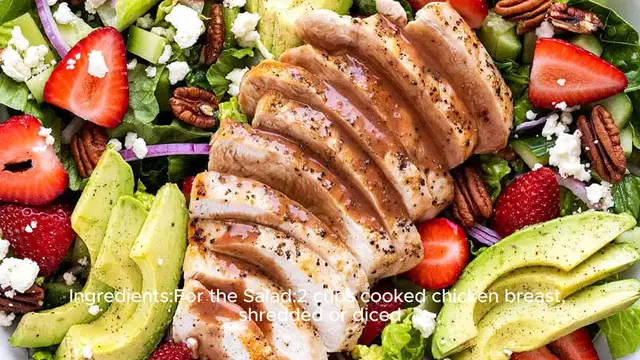 Video thumbnail for Strawberry Chicken Salad Recipe