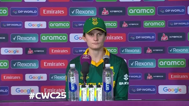 'Video thumbnail for South Africa's Wolvaardt lauds teammates after ICC World Cup final loss'