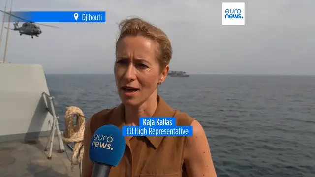 Video thumbnail for Euronews aboard EU warships in the Red Sea: Europe eyes wider mandate as Houthi threat grows