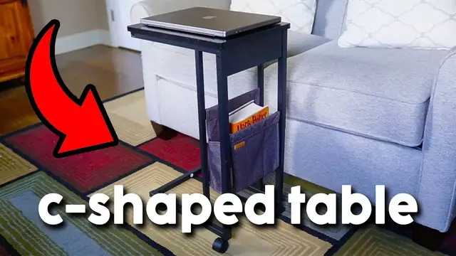 Video thumbnail for Vasagle C-Shaped Side Table Assembly and Hands On | What To Expect