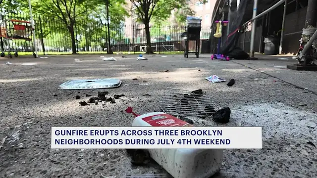 Video thumbnail for Violent Fourth of July weekend leaves multiple people injured across Brooklyn