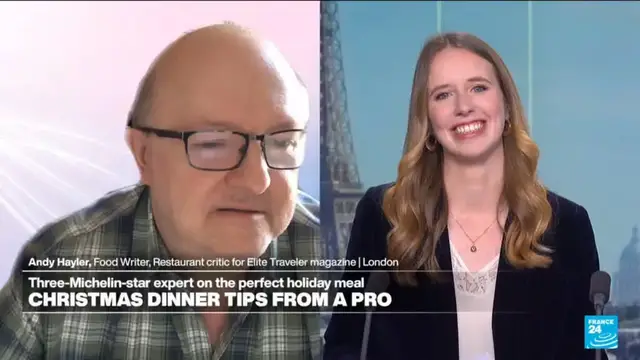 Video thumbnail for Three-Michelin-star expert gives Christmas dinner tips