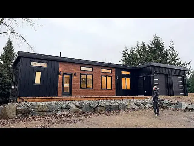 Video thumbnail for kerry tarnow: steel frame prefab home tour: surprising modern modular design!