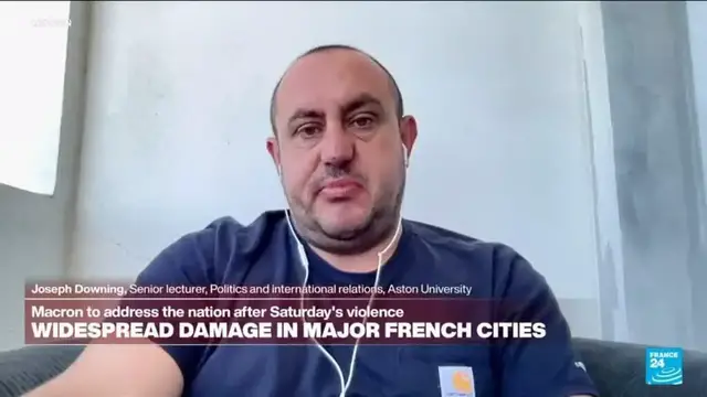 Video thumbnail for France protests: "There's a whole range of grievances at play"