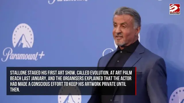 Video thumbnail for Rocky star Sylvester Stallone 'concentrates on his art'