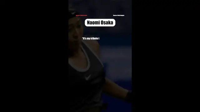 Video thumbnail for Naomi Osaka Reveals the Inspiration Behind Her Allen Iverson Tribute at US Open