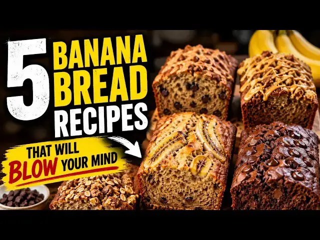 Video thumbnail for 5 Banana Bread Recipes That Will Blow Your Mind