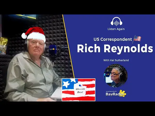 Video thumbnail for RICH RETURNS | US Correspondent Rich Reynolds back from the States and live on BayRadio