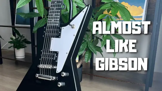 Video thumbnail for ALMOST Like Gibson - Harley Benton Extreme-76 BK - Review & Sound Demo