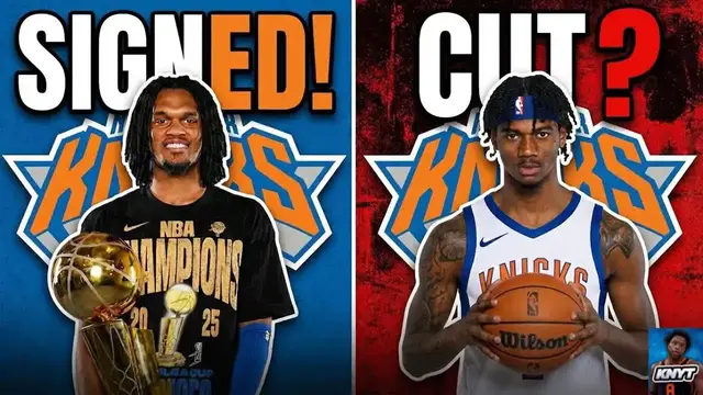 Video thumbnail for knyt: knicks sign dillon jones: two-way contract implications