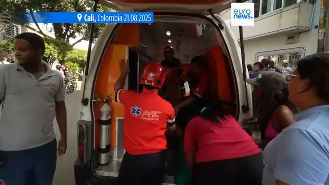 'Video thumbnail for At least 17 people killed in car bomb and separate helicopter attack in Colombia'