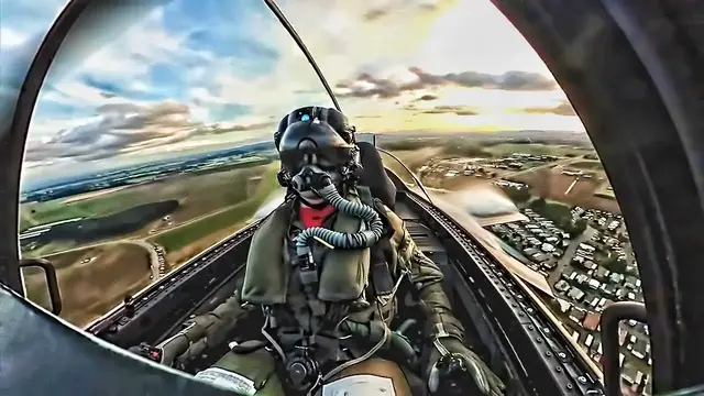 'Video thumbnail for ANG F-35s Arrive • Bonus Demo Team Cockpit Footage'