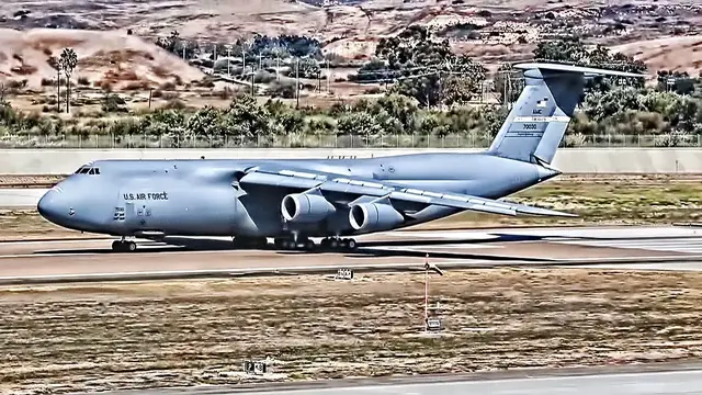 'Video thumbnail for C-5M Super Galaxy Takeoff (2019)'
