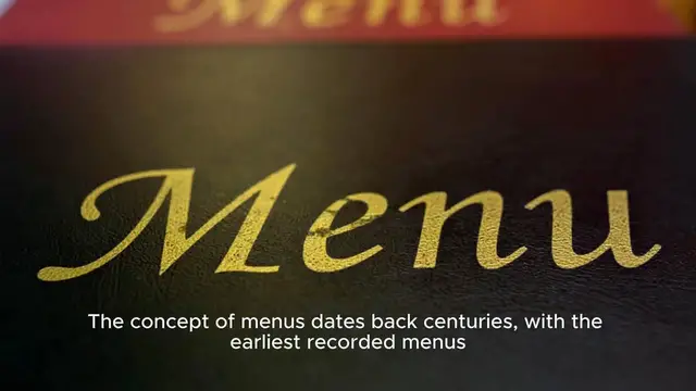 Video thumbnail for Food Menu Price
