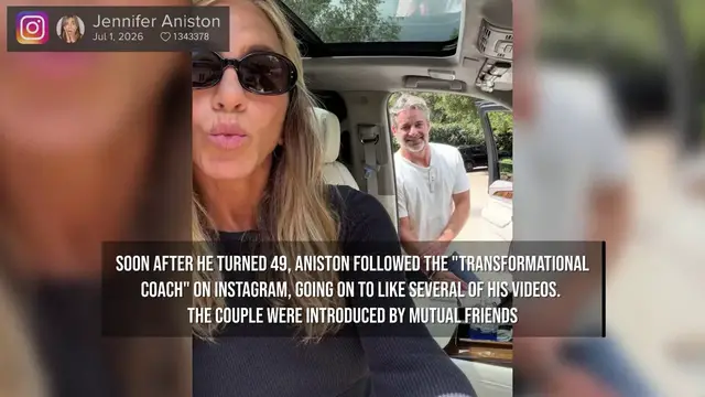 Video thumbnail for NEWS OF THE WEEK: Jennifer Aniston's boyfriend Jim Curtis details start of romance.