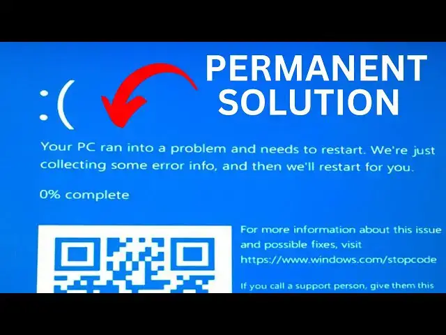 'Video thumbnail for How To Fix Your Device Ran Into A Problem And Needs to Restart Windows 10/11 | Blue Screen Of Death'