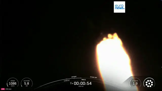 'Video thumbnail for SpaceX launches 50th Dragon spacecraft to ISS on resupply mission for NASA'
