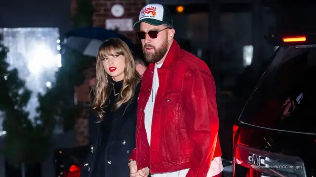 'Video thumbnail for It's a love story, and she said yes: Taylor Swift and Travis Kelce are now engaged'