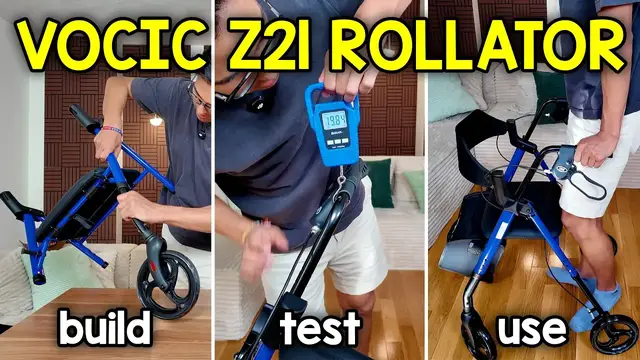 Video thumbnail for Testing Out The Vocic Z21 Rollator Walker