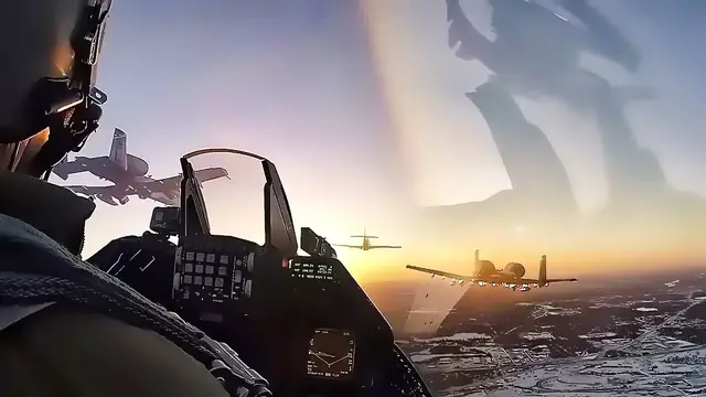 Video thumbnail for F-16 Cockpit Video Of Super Bowl LII Flyover (2018)