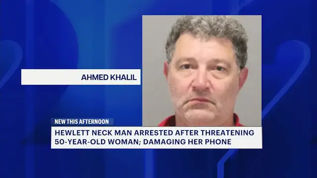 Video thumbnail for Hewlett Neck man arrested for allegedly shoving and threatening woman