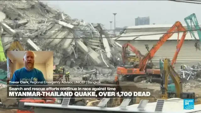 'Video thumbnail for Myanmar earthquake: 'One of many emergencies children have had to endure over the last few years''