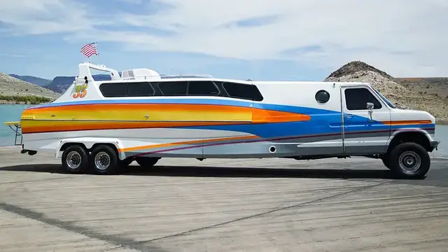 Video thumbnail for This ‘Boater-Home’ is Half Boat, Half Van