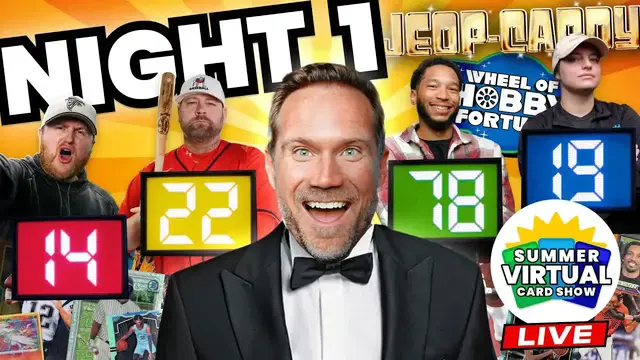 Video thumbnail for Sports Card Investor: Giving Away $10,000+ in Sports Cards LIVE! | Summer Virtual 2026 Night 1