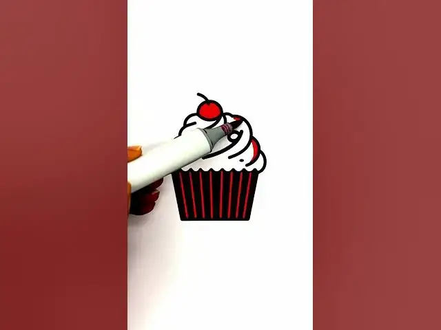 Video thumbnail for cupcake coloring  #coloringforrelaxation #coloringbookaddict #coloringbook #art #relaxingcoloring