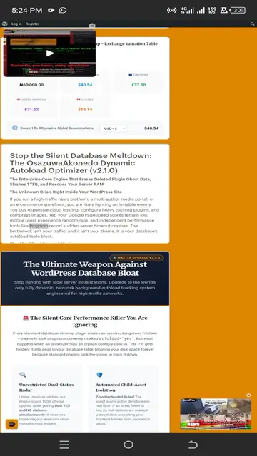Video thumbnail for OsazuwaAkonedo Dynamic Website Autoload Maintenance Mu Plugin Upgraded