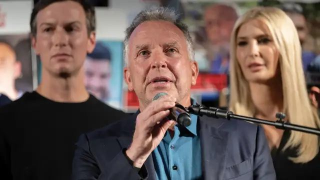 'Video thumbnail for US envoy Steve Witkoff draws boos for praising Netanyahu at Tel Aviv rally'