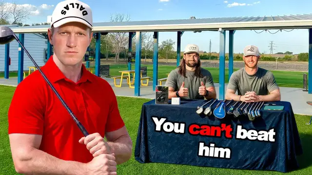 Video thumbnail for If you can OUT DRIVE Brad Dalke, you win $1,000...