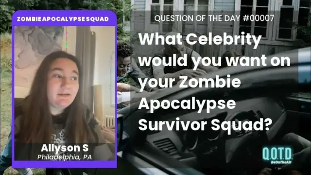 Video thumbnail for Allyson would need Bear Gryll's survival skills in the zombie apocalypse!