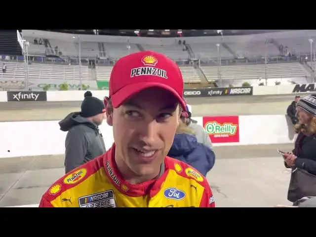 'Video thumbnail for Joey Logano Wishes He Would Have Hit William Byron Harder'