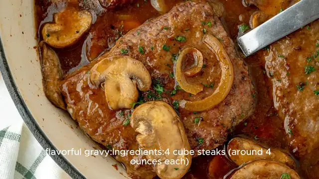 Video thumbnail for Cube steak recipe