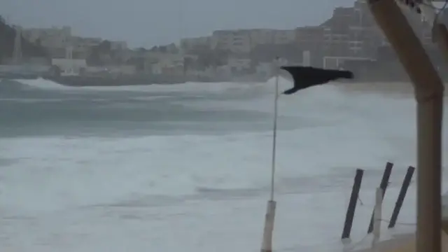 Video thumbnail for Mexico: Hurricane Simon brings heavy rains and strong winds to Mexico’s Pacific coast.