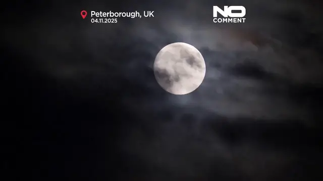 Video thumbnail for November supermoon to shine brightest and closest of the year