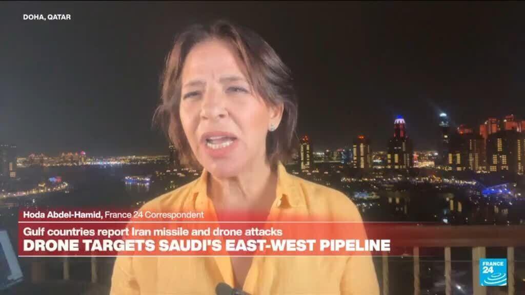 Video thumbnail for Iran continues to target Gulf countries despite ceasefire announcement