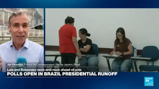 Video thumbnail for Polls open in Brazil presidential runoff