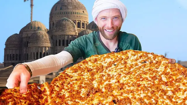 Video thumbnail for IRAQI PIZZA Lahm Bi Ajeen!! STREET FOOD MASTERS in Mosul, Iraq!!