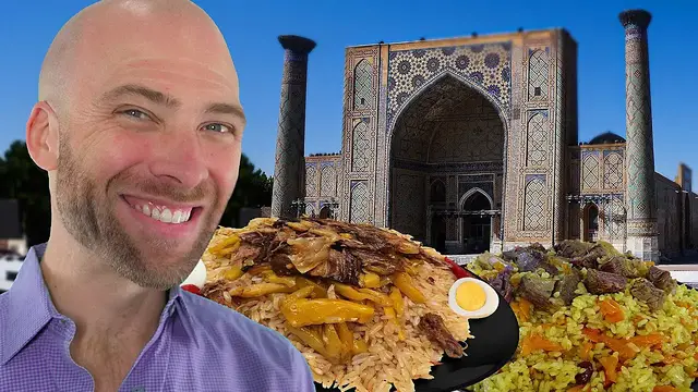 Video thumbnail for 100 Hours in Samarkand, Uzbekistan! (Full Documentary) Uzbekistan Street Food in Central Asia!